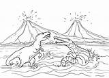Dinosaur Jurassic sketch template