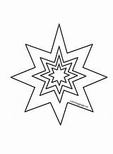 Star Coloring Pattern Pages Eight Pointed Coloringpage Eu Designs Template Printable Getcolorings sketch template