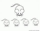 Mice Coloring Designlooter Ages sketch template