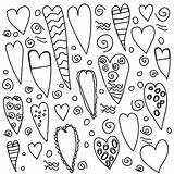 Hearts Origi sketch template