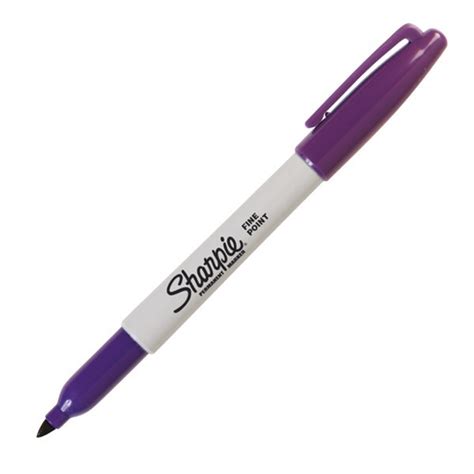 sharpie purple permanent marker fine tip officemax myschool