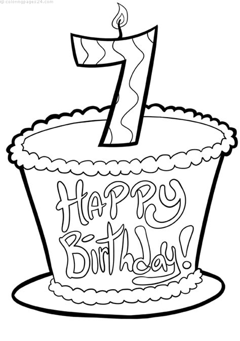 birthday coloring pages books    printable