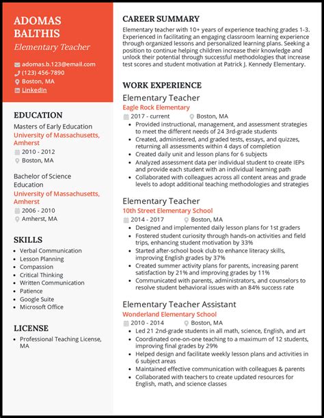 teacher cover letter examples writing guide