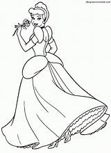Cenicienta Princesas Cinderella sketch template