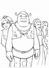 Shrek Pages Coloring Wonder sketch template