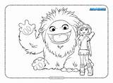 Abominable sketch template