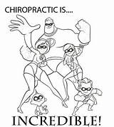 Chiropractic Coloring Pages Kids Incredibles Les Indestructibles Spine Dessin Printable Colorier Drawing Coloriage Sheets Imprimer Incredible Getdrawings Benefits Office Google sketch template