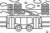 Cars Amaxkids Trolleybus sketch template
