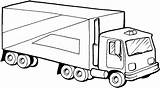 Delivery Truck Coloring Pages Printable Kids Trucks Romans Sheets sketch template
