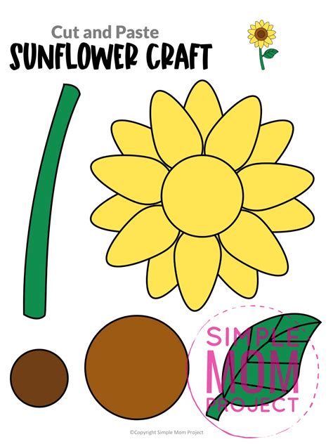 sunflower outline printable