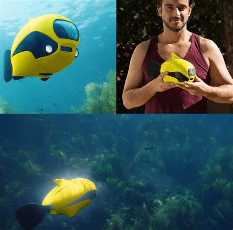 underwater exploring drone