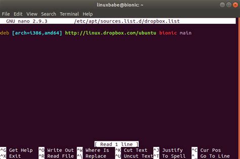 install dropbox  ubuntu   official repository