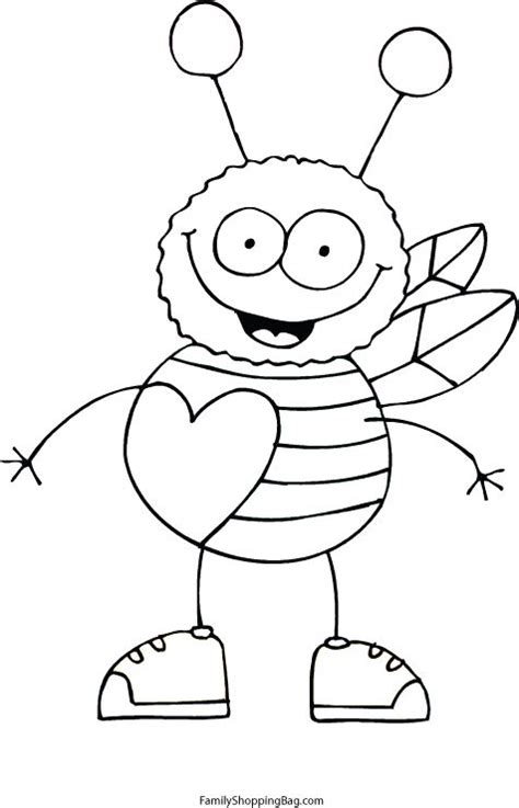 love bug valentine color coloring pages valentines day coloring page