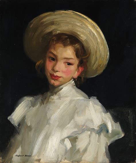 Dutch Girl In White Robert Henri 50 47 Work Of Art Heilbrunn