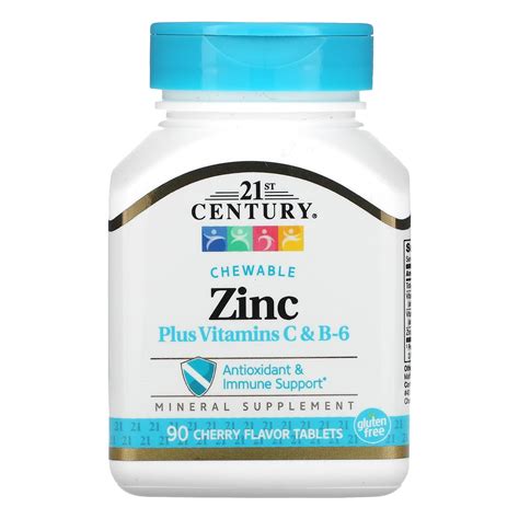 st century zinc  vitamins    chewable cherry flavor