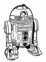 Coloring R2 Robot Bestcoloringpagesforkids Starwars C3po Clipartmag sketch template