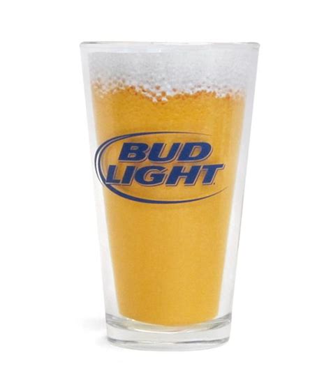 bud light green bay football 16oz pint glass the beer