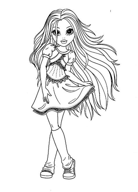pretty girls coloring pages