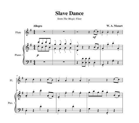 Mozart Slave Dance