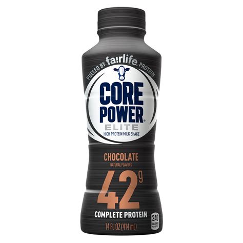 core power elite protein drink chocolate  protein  fl oz  ct walmartcom walmartcom