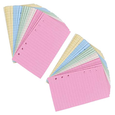 ounona  pages color  holes loose leaf paper notebook loose sheet journal  pages  loose