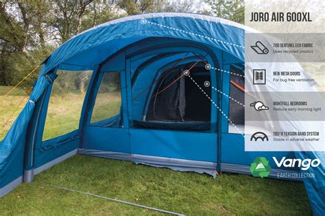 Vango Joro 600xl Air Tent 2021 Inflatable Tents Norwich Camping