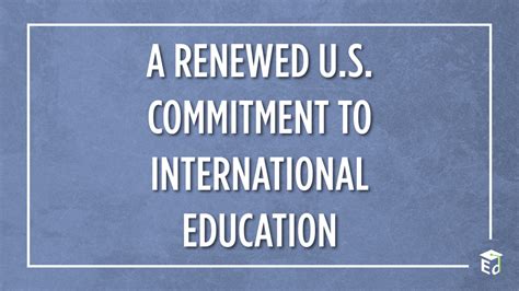 A Renewed U S Commitment To International Education Us Times Gazette