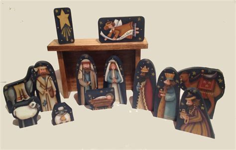 heirloom nativity set etsy