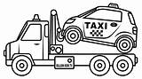 Taxi Coloring Pages Car Truck Kids Getdrawings Carrier Small sketch template