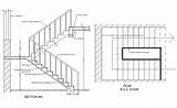 Staircase Drawing Cad Detail Dwg Stair Plan Cadbull Residential Building  Description Two Vertical sketch template