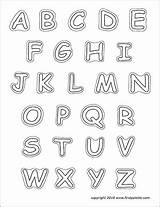 Letters Uppercase Lowercase Firstpalette sketch template