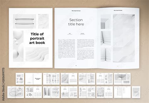 book design layout templates