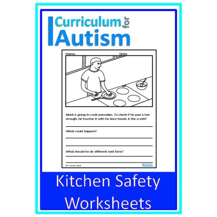 kitchen safety cooking life skills worksheets