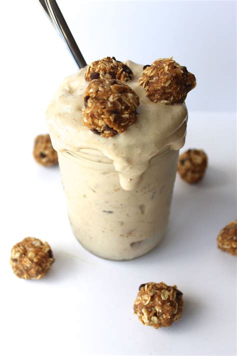 oatmeal peanut butter cookie dough “blizzards” recipe almond recipes dessert for dinner