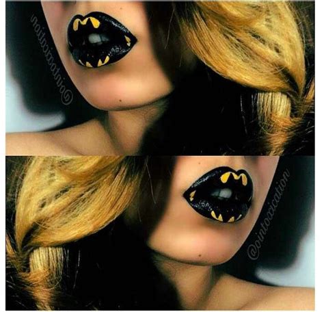 Batman Lips Eye Makeup Makeup Batman Makeup