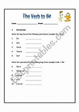 Verb Quiz Pages Preview Printable sketch template