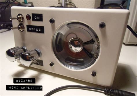 bizarre mini amplifier white noise generator hackaday