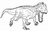 Rex Indominus Kleurplaat Kolorowanki Dino Dinosaurier Dinosaurus Druku Tekenen Dinozaury Velociraptor Printables Downloaden sketch template