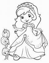 Coloring Raspberry Strawberry Shortcake Pages Getcolorings Color sketch template