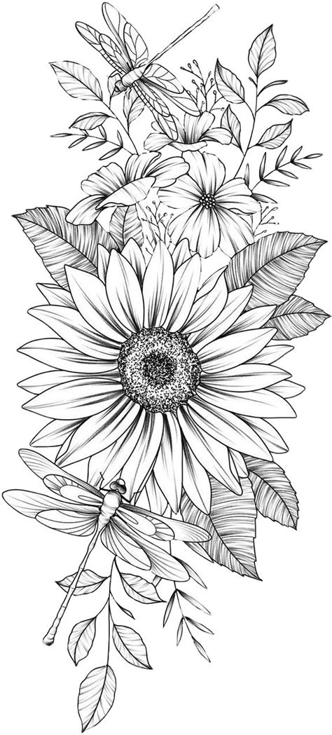 sunflower coloring pages artofit