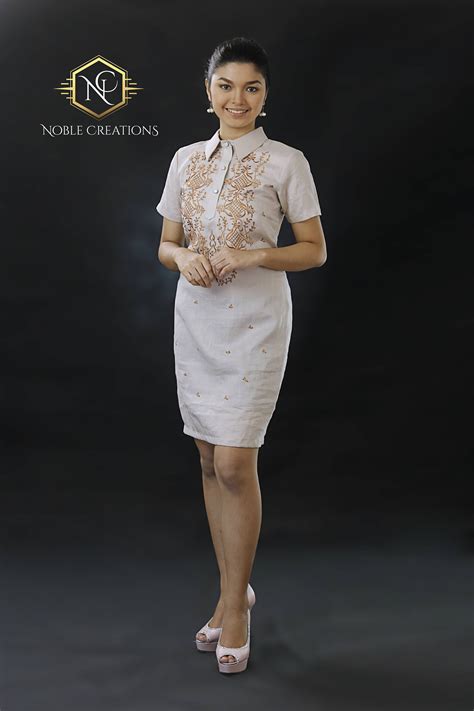 modern filipiniana dress linen barong tagalog philippine modern