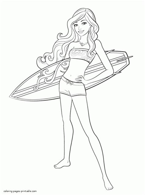 barbie   mermaid tale coloring pages  coloring pages printablecom