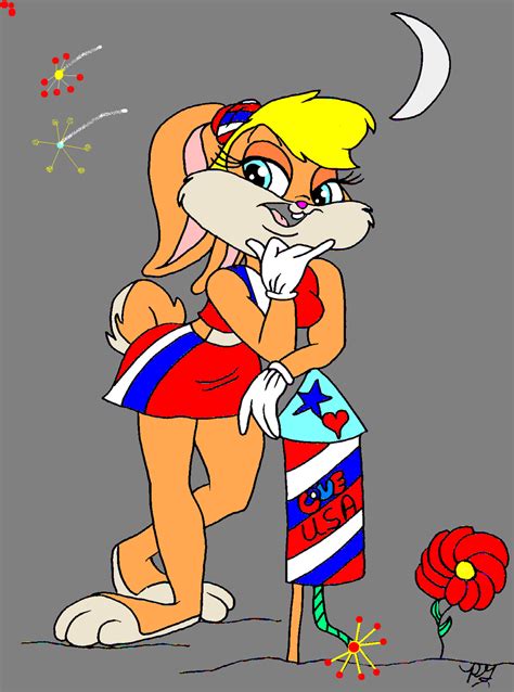 lola bunny happy 4 july by guibor on deviantart