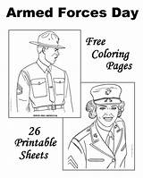 Coloring Forces Armed Pages Sheets Printable Kids sketch template