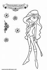 Horseland Coloring Pages Coloriage Alma Library Popular Clipart sketch template