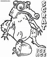 Age Ice Coloring Pages Print Cartoon sketch template