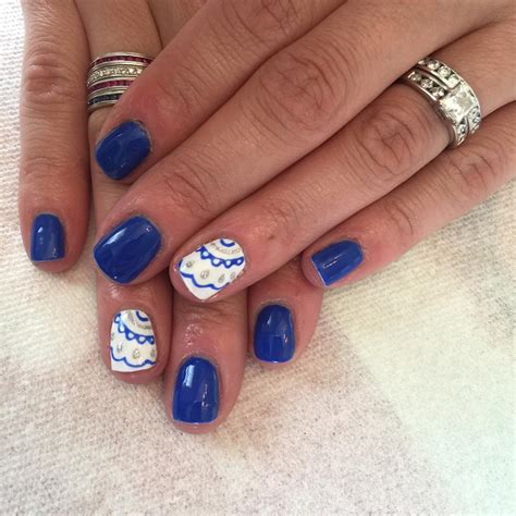 nail designs simple blue png