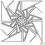 Mandala Colorare Geometrici Geometrico Semplici Disegno Geometriche Pagine Visita sketch template