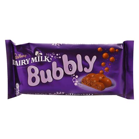 buy cadbury dairy milk bubbly chocolate   shop food cupboard