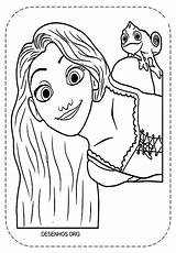 Rapunzel Enrolados sketch template